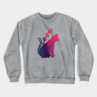 Cat Love Crewneck Sweatshirt